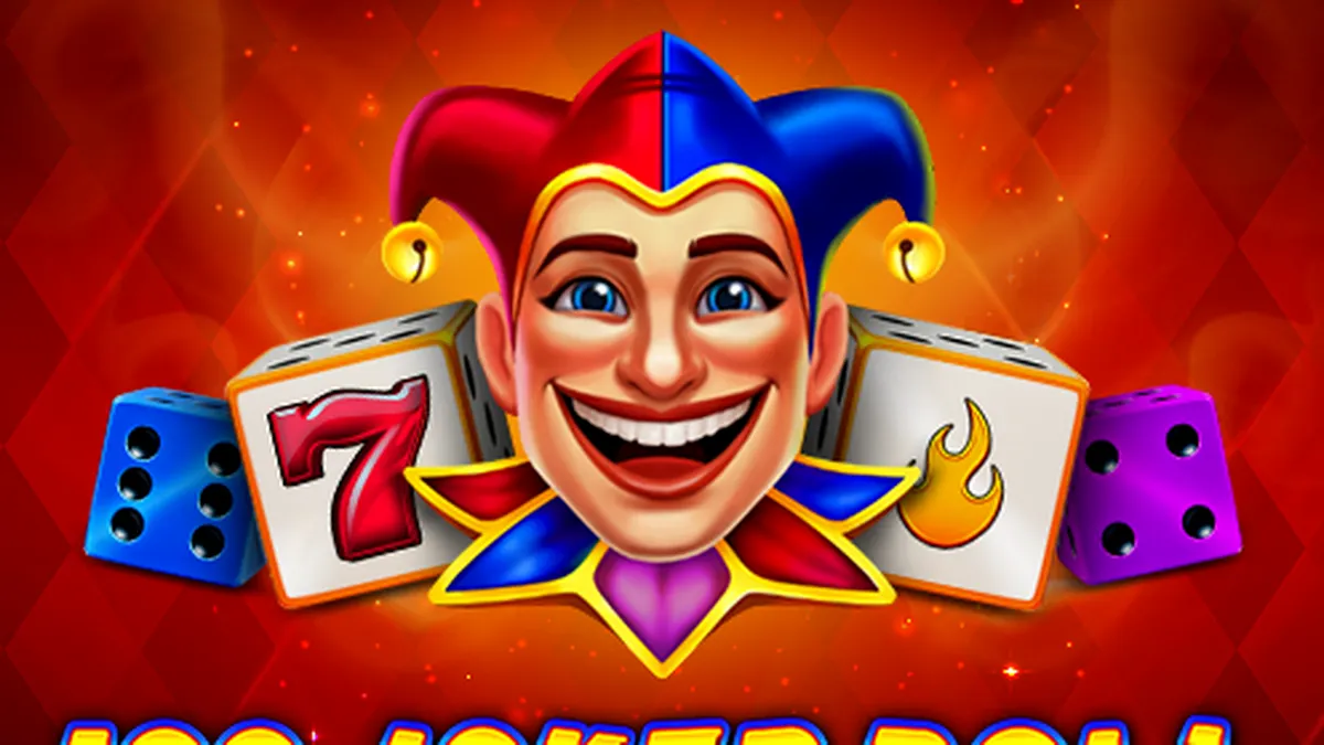 Tampilan antarmuka permainan slot 100 Joker Roll dengan desain klasik dan modern.